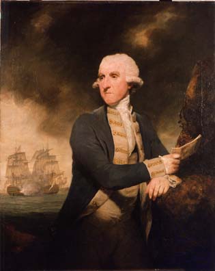 Admiral Samuel Hood 1783 by Sir Joshua Reynolds (1723-1792)  National Maritime Museum UK BHC2775